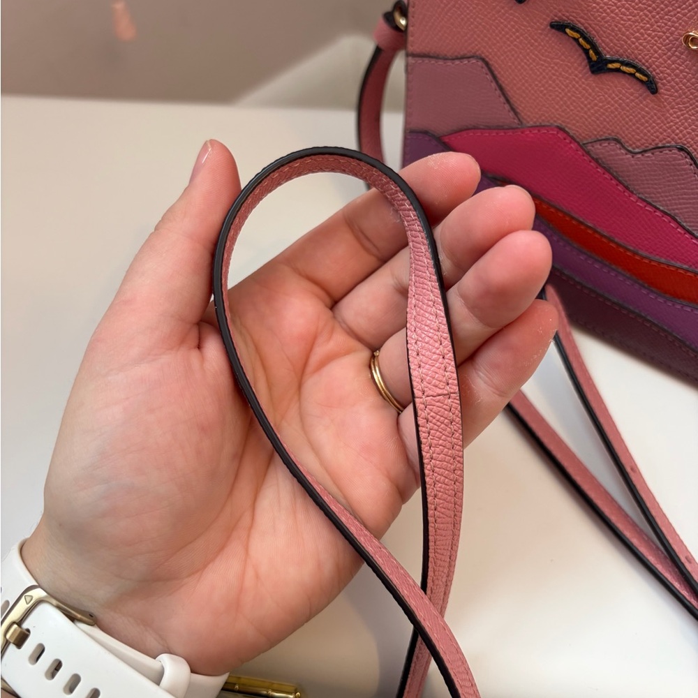 Coach Pink and Purple Crossbody Bag - Picture 9 of 14